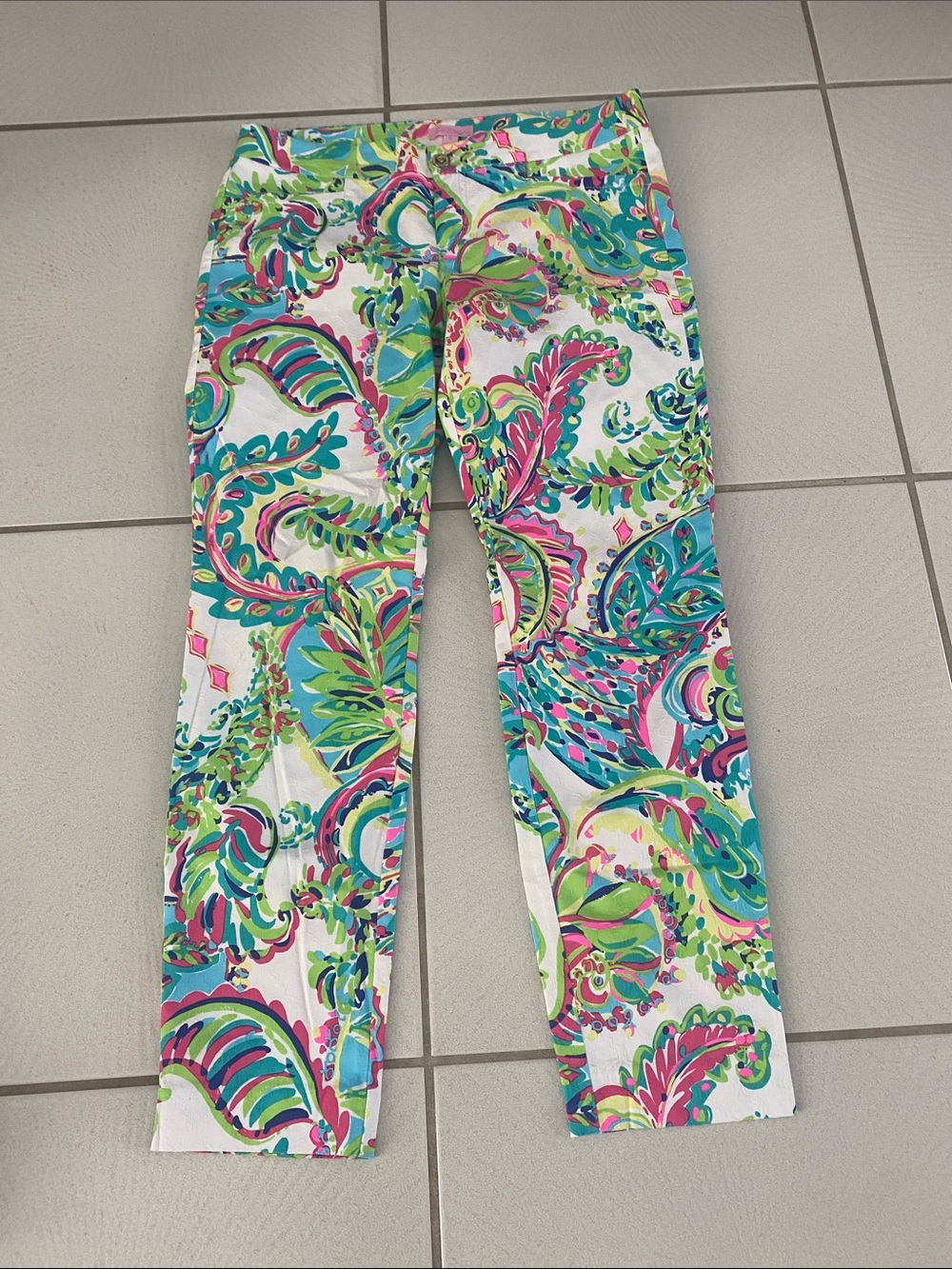 Lilly Pulitzer Kelly skinny ankle pant in Toucan Play 8